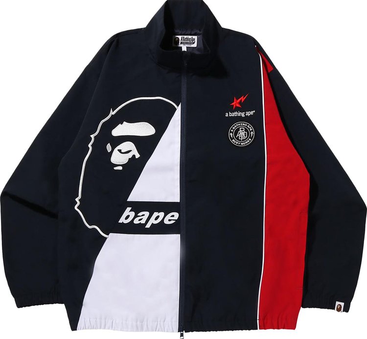 BAPE Ape Relaxed Fit Track Suit Jacket 'Navy'