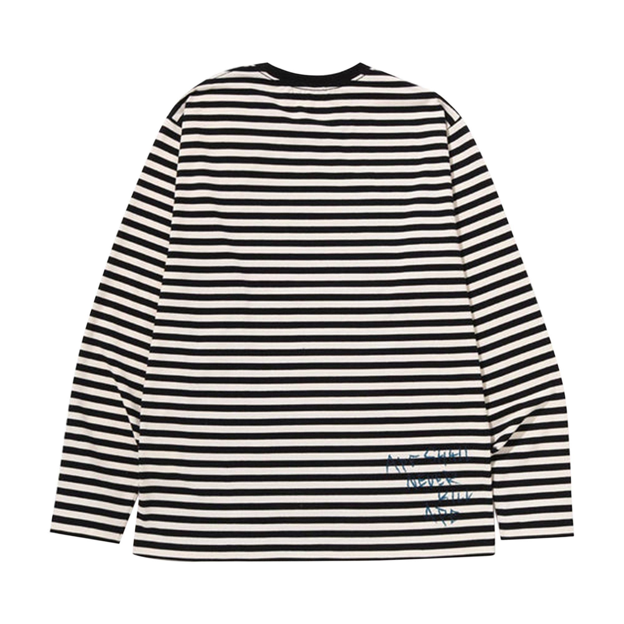 Size xxxl BAPE Discharge College Hoop Long-Sleeve Tee 'White'