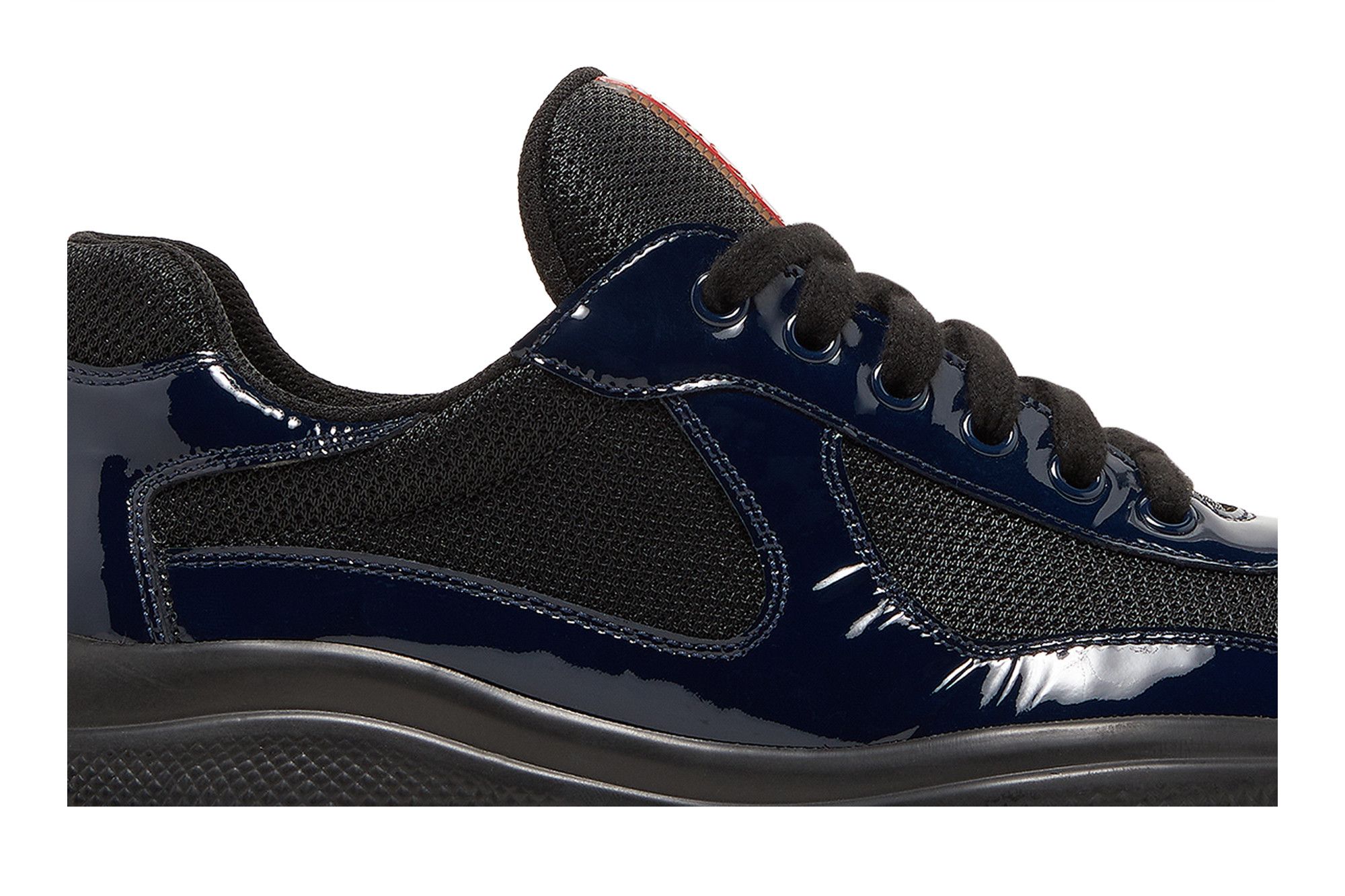 Black and blue prada sneakers shop