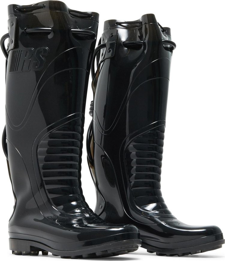 Raf Simons Future Wellington Boots Black