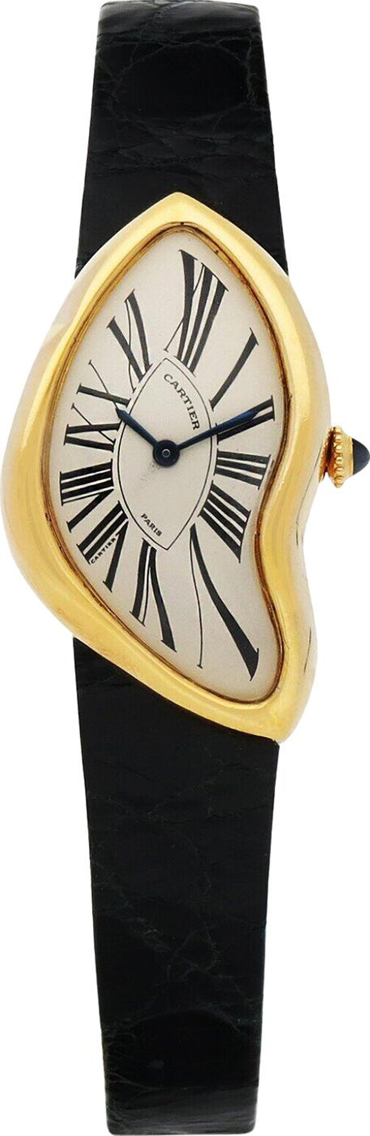 Cartier Crash Wristwatch 'Yellow Gold/Black'