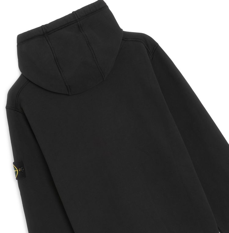 Stone Island Hooded Sweatshirt Black