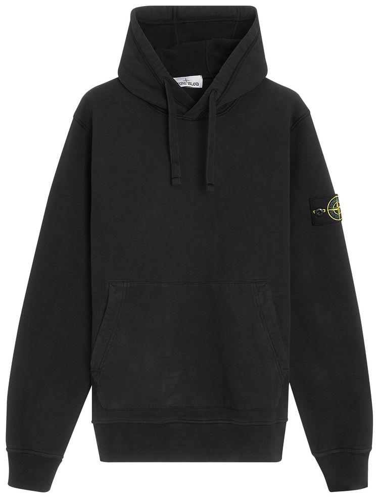 Stone Island Hooded Sweatshirt Black