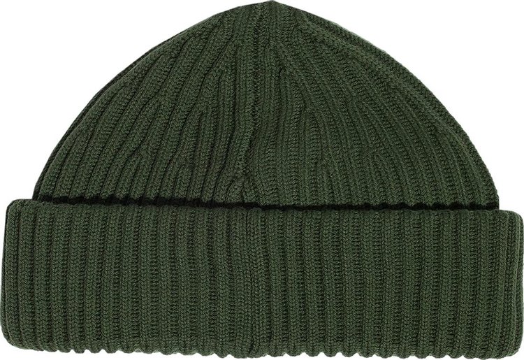 Stone Island Patch Logo Beanie Olive