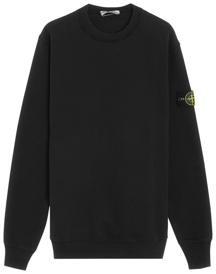 Stone Island Garment Dyed Classic Sweatshirt Black