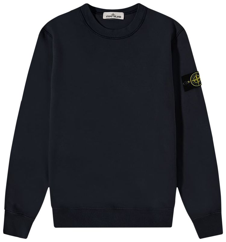 Stone Island Garment Dyed Classic Sweatshirt Navy