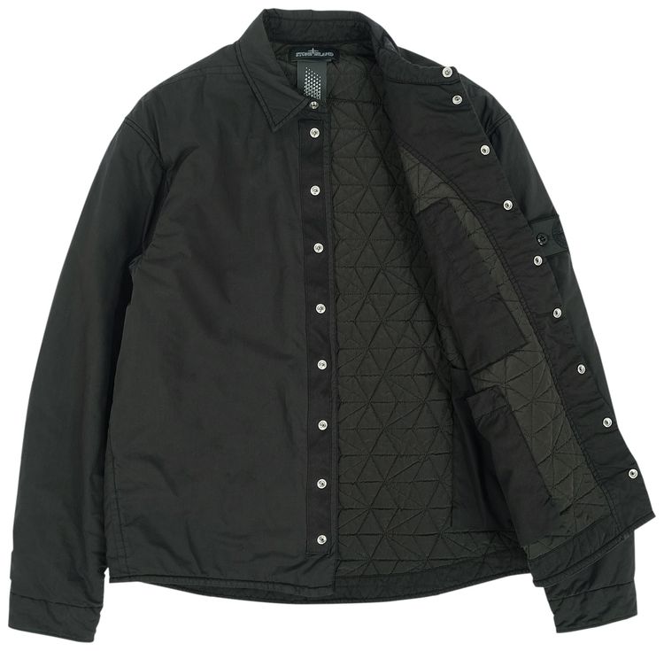 Stone Island Shadow Project Padded Overshirt Black