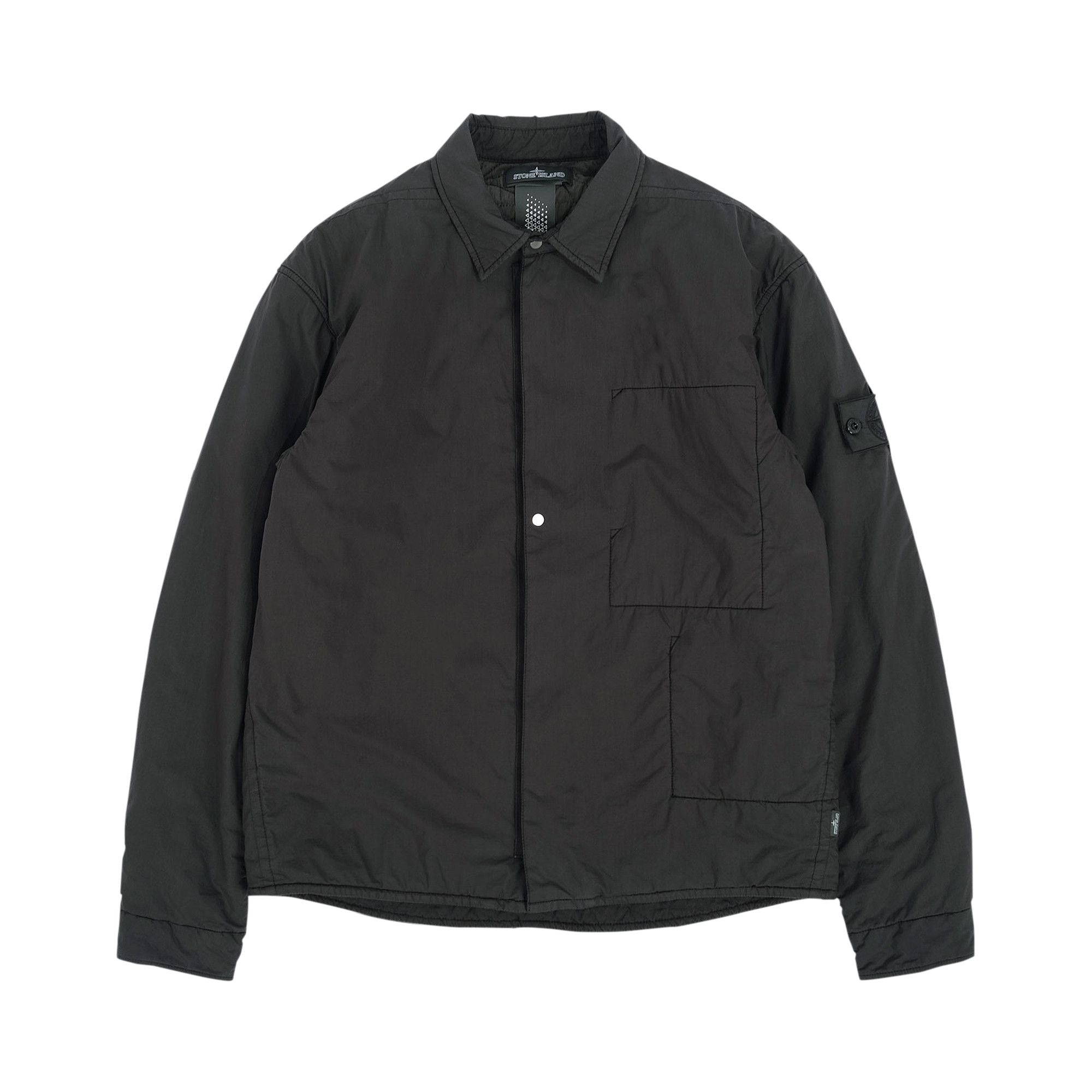 Buy Stone Island Shadow Project Padded Overshirt Black