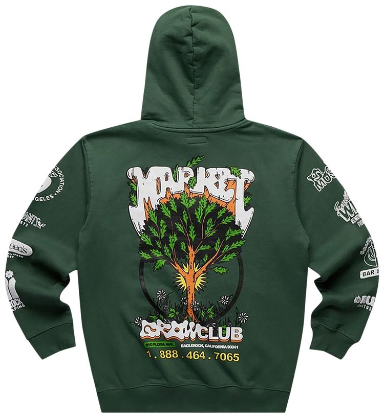 Market Growclub Hoodie Jade