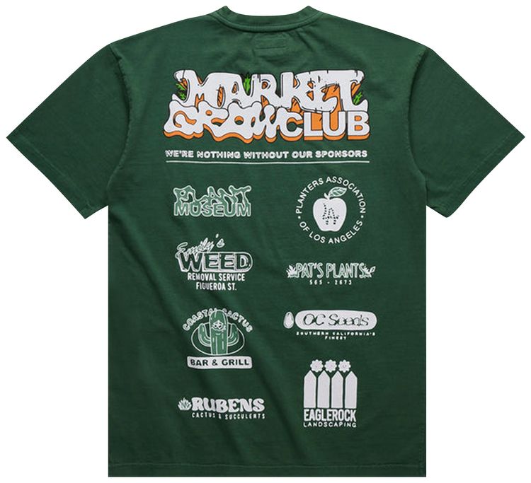 Market Growclub Tee Jade