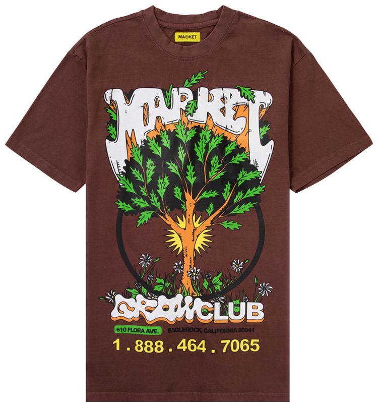 Market Growclub Tee Acorn