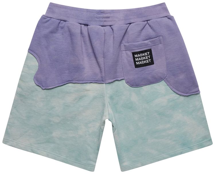 Market Deep End Sweatshorts Lavendar Pale Grey