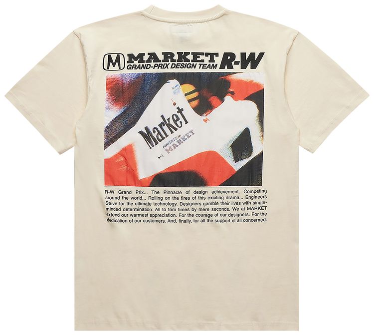 Market Grand Prix T Shirt Cream
