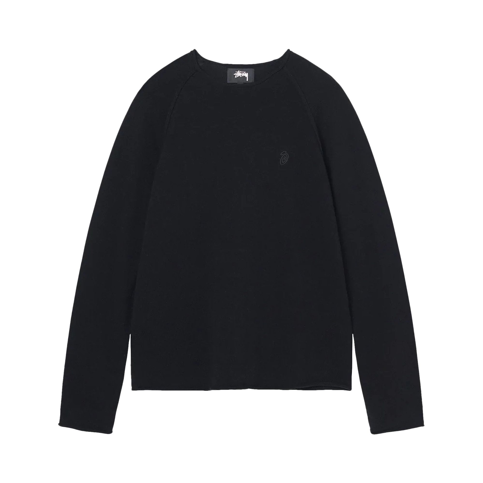 stussysports ニットセーター M ブラック 希少品 stussy ニット 黒 ☆送料・関税込☆Stussy☆Stussy Stock Sweater