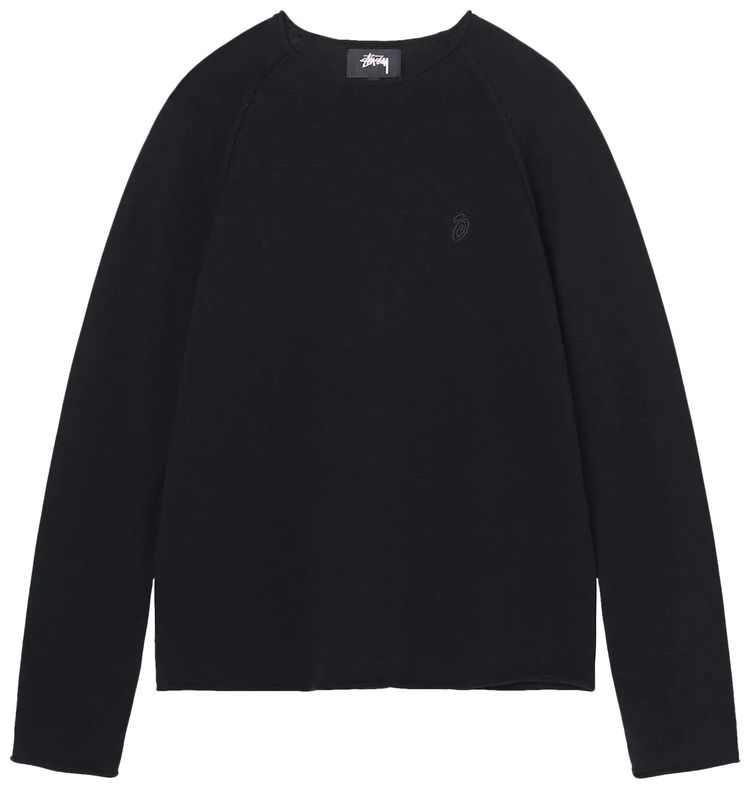 Stussy Exposed Seam Sweater Black