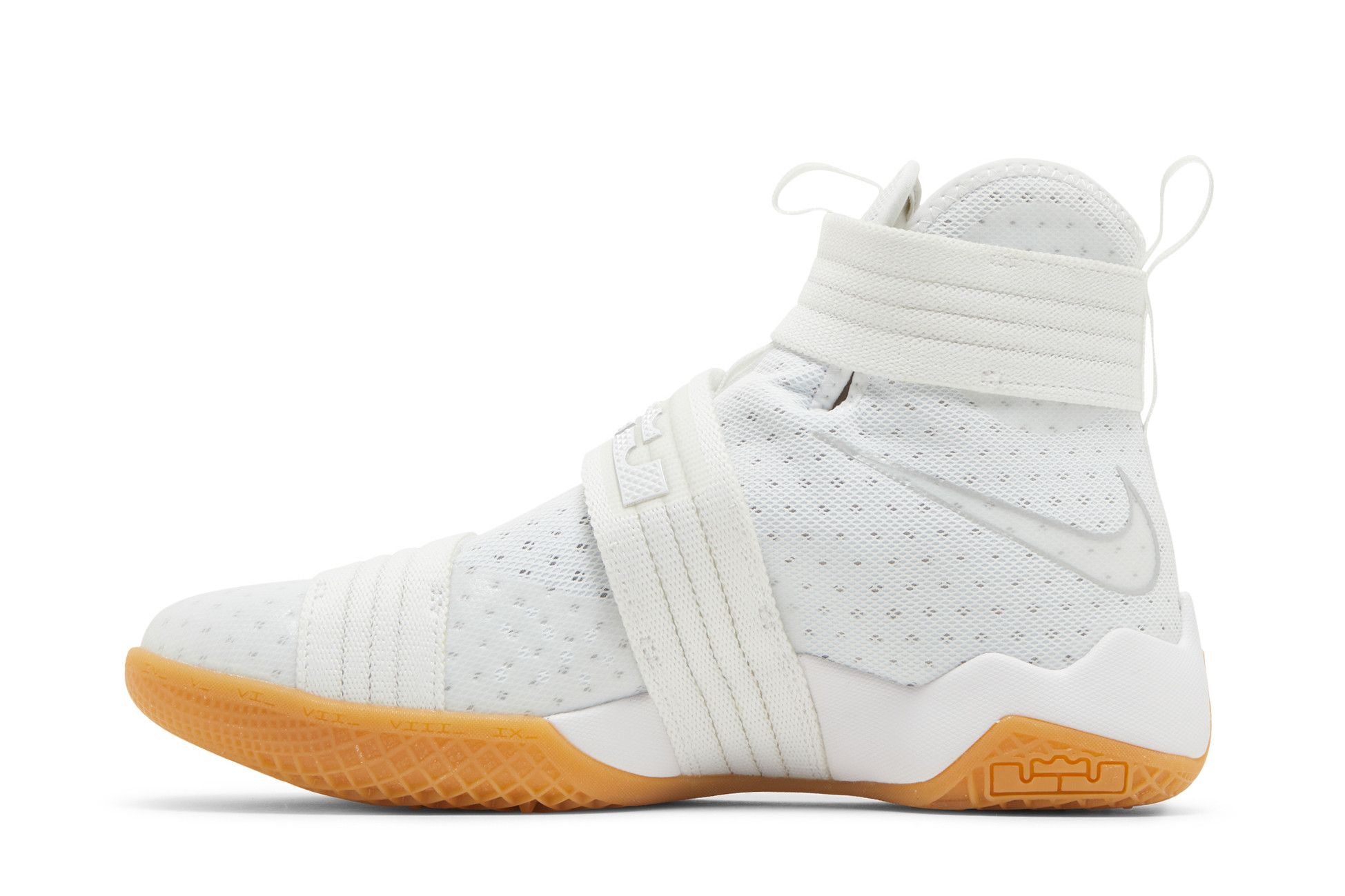 Nike lebron soldier 10 white gum clearance