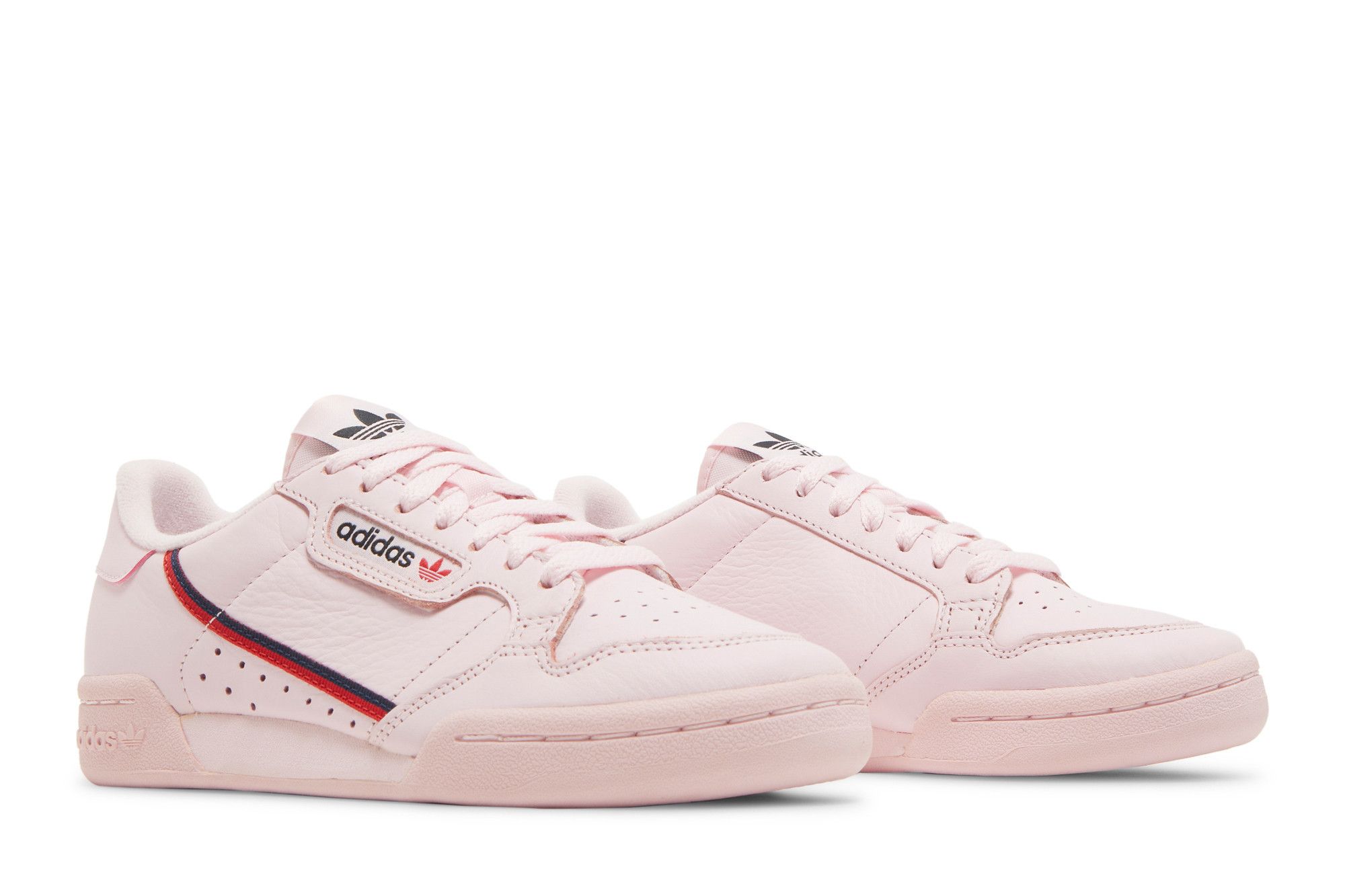 Adidas originals continental 80 trainers in off white and pink shop