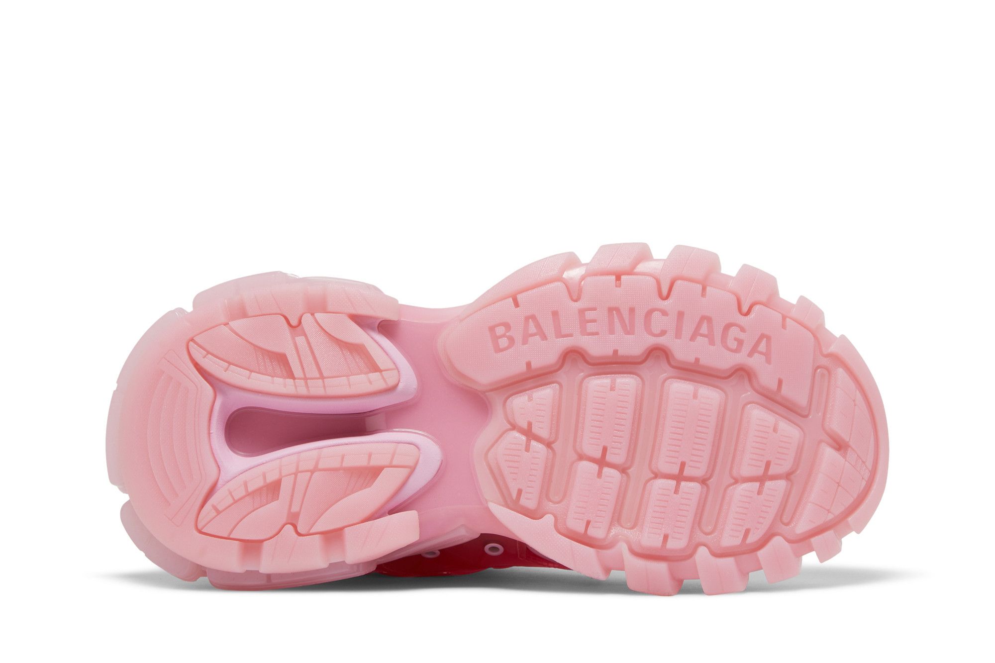 Buy Balenciaga women pool slippers in pink for $308 online