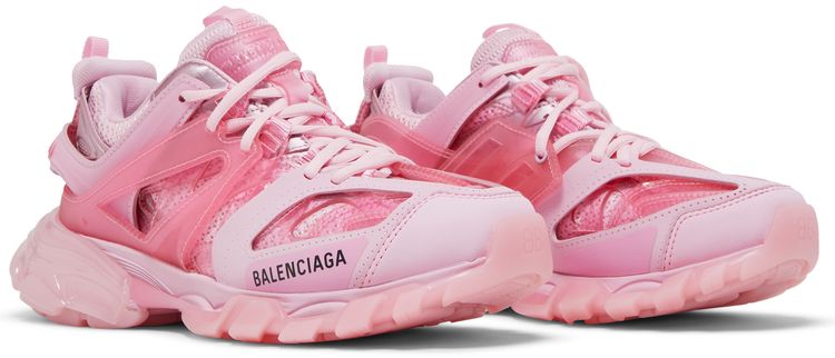 Balenciaga Wmns Track Sneaker Clear Sole   Pink