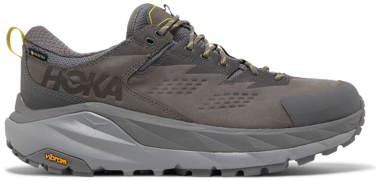 HOKA Kaha Low GTX Charcoal Grey Green Sheen