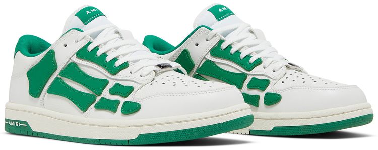 Amiri Skel Top Low White Green