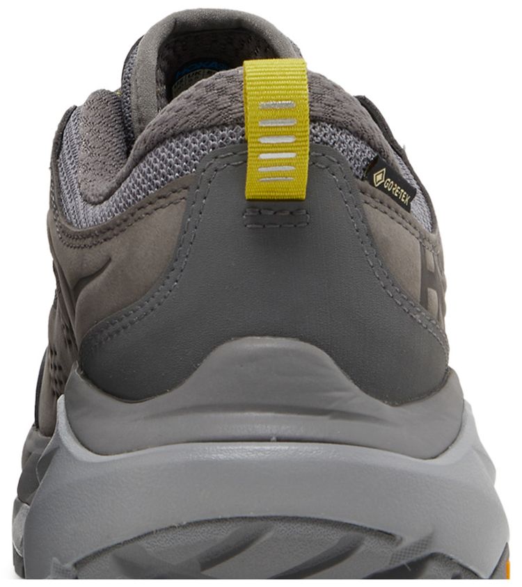 HOKA Kaha Low GTX Charcoal Grey Green Sheen