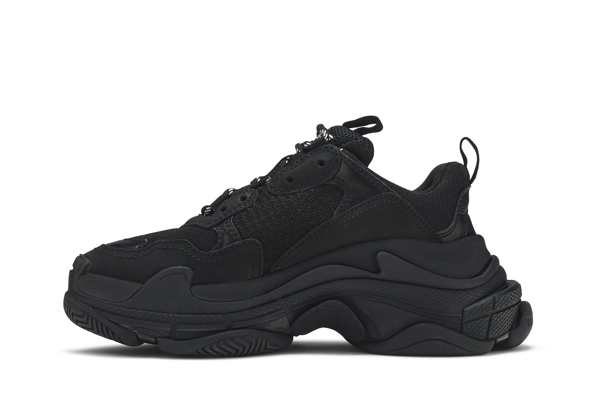 Size 11.0 Balenciaga Wmns Triple S Black 2019