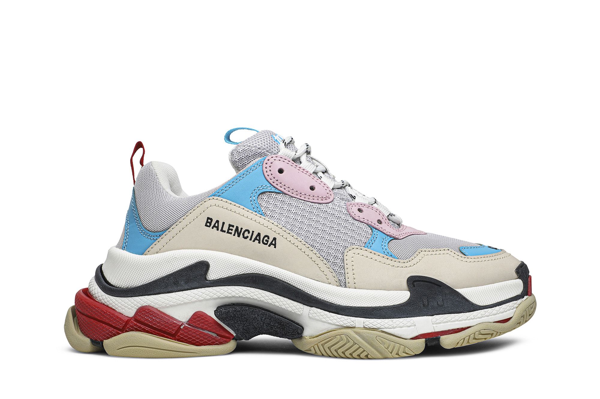Blue and pink balenciaga triple deals s