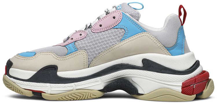 Balenciaga Wmns Triple S White Blue Pink 2019
