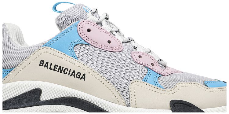 Balenciaga Wmns Triple S White Blue Pink 2019