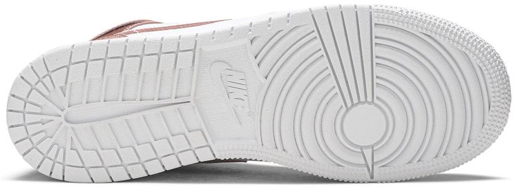 Air Jordan 1 Mid GS White Rose Gold