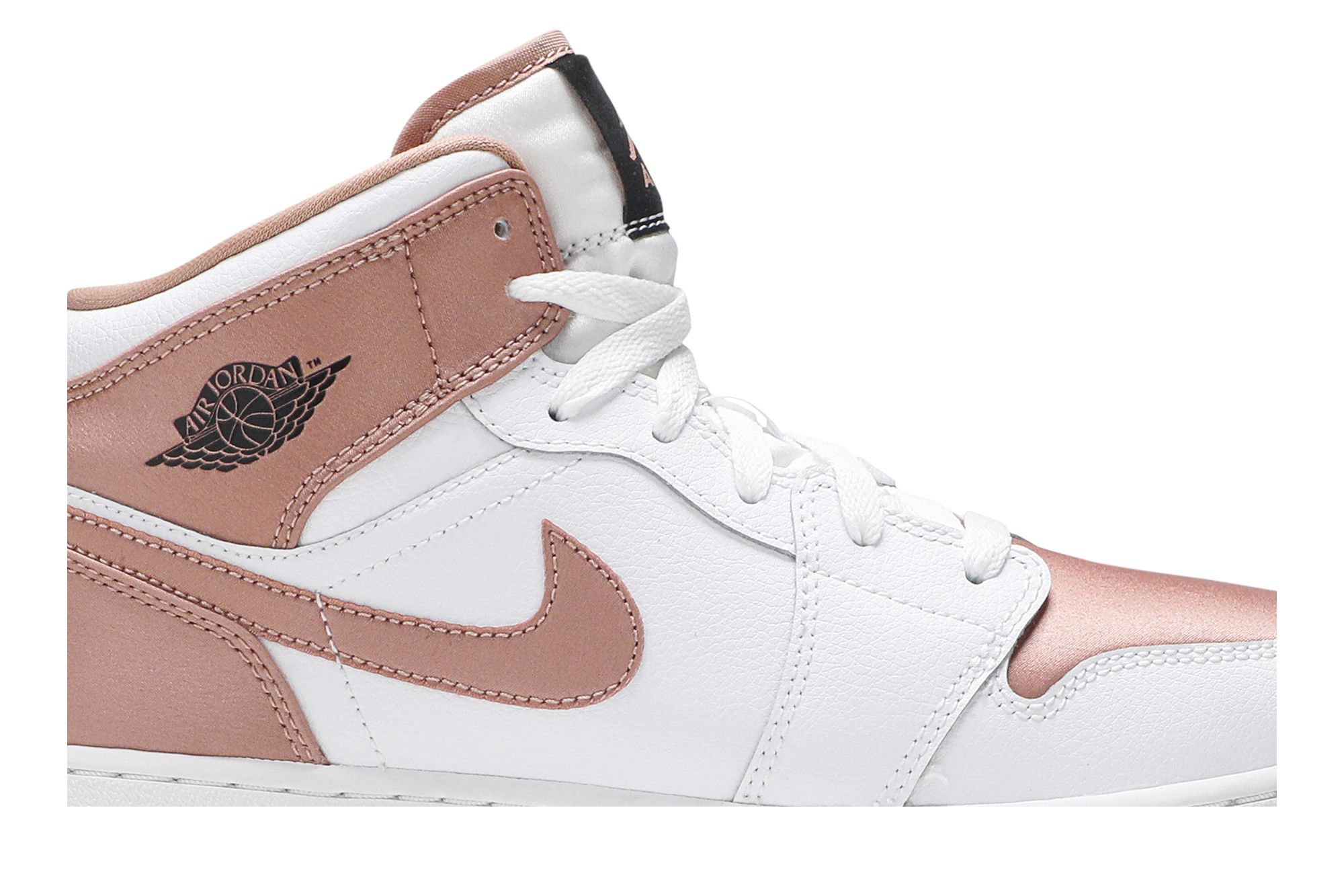Pink gold jordans top