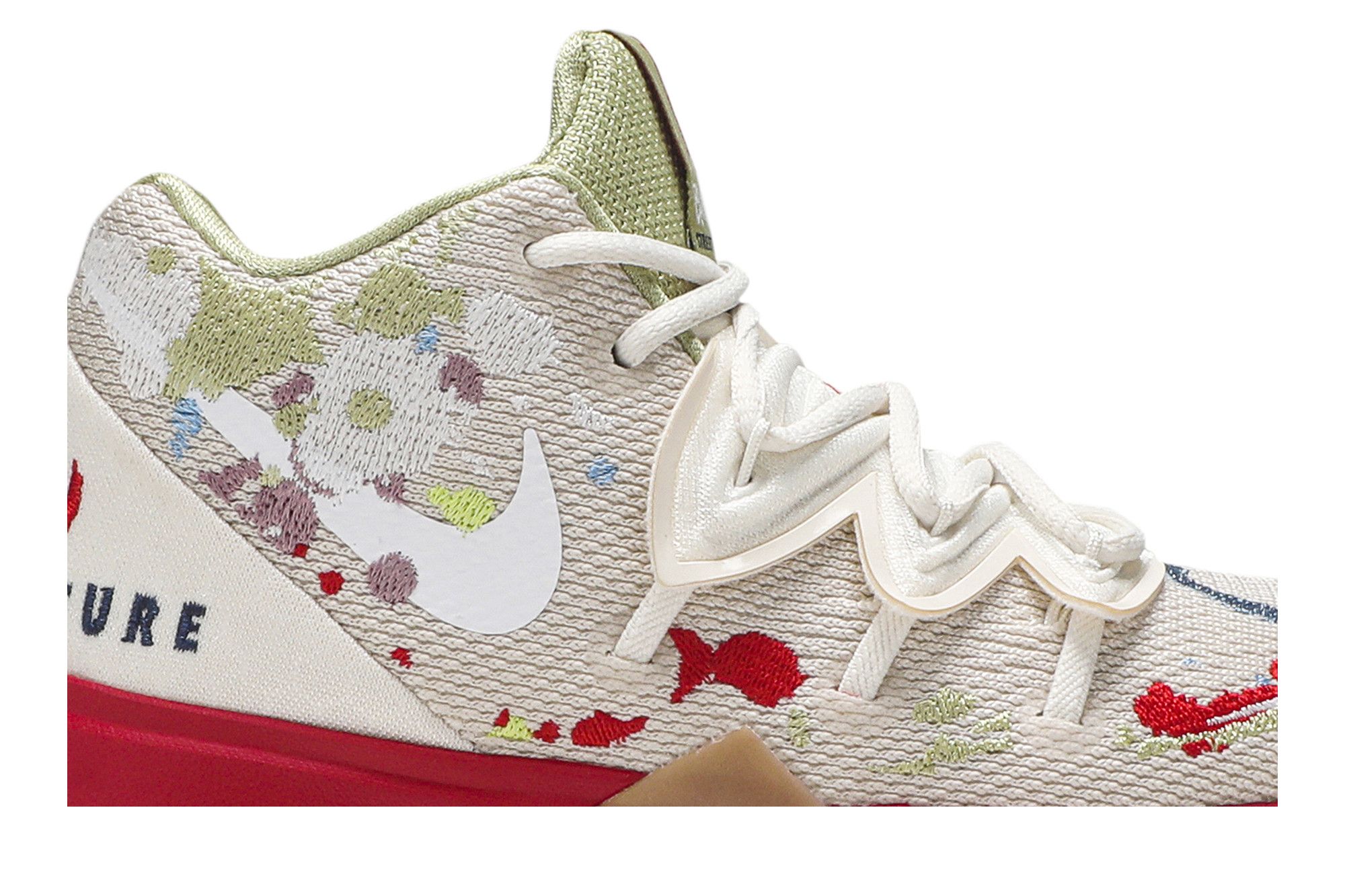Size 11.0 Bandulu x Kyrie 5 PS Embroidered Splatters