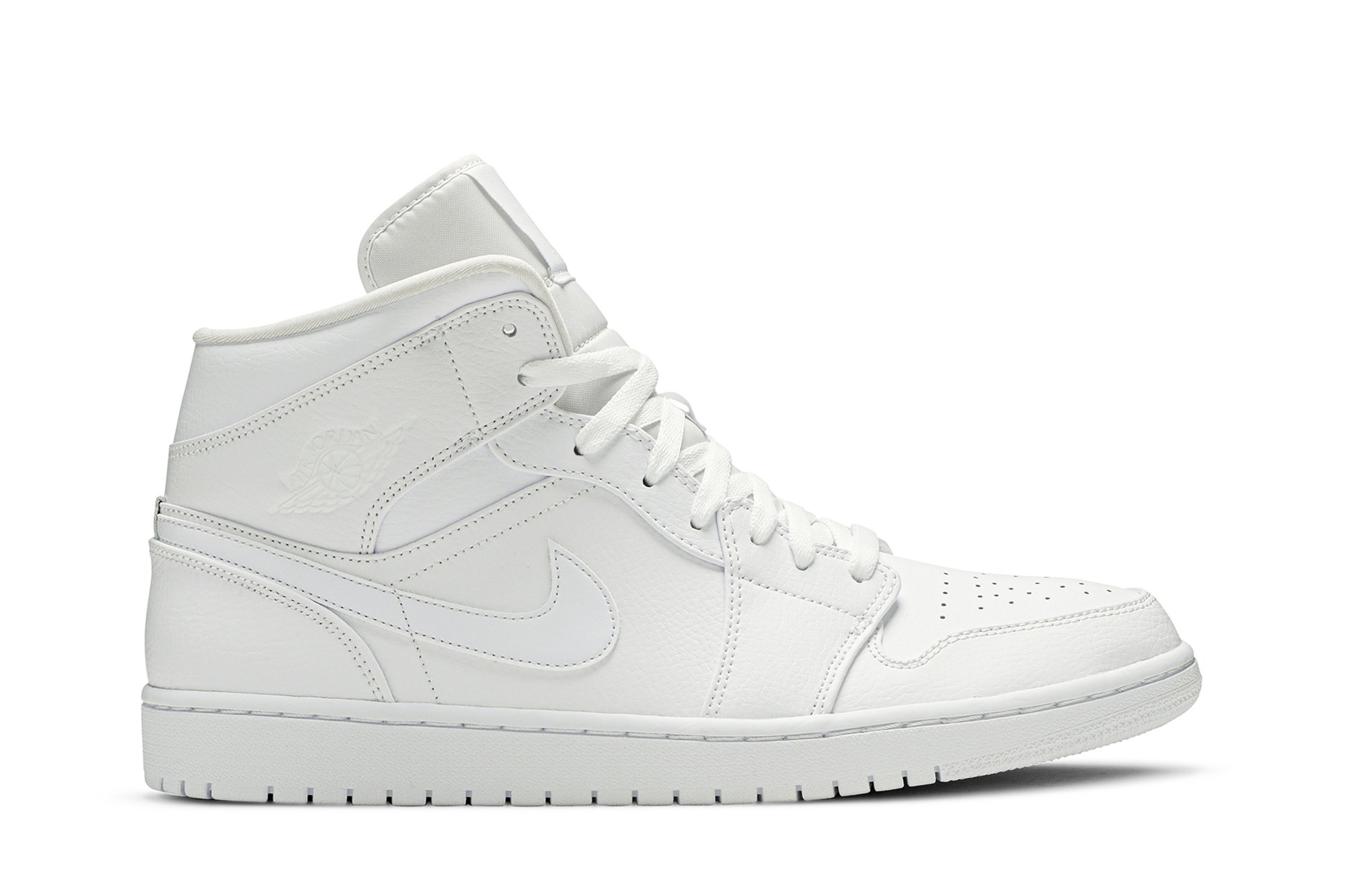 Air Jordan 1 Mid 'Triple White' 2019