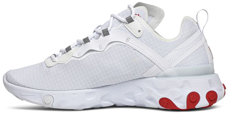 Nike React Element 55 White University Red