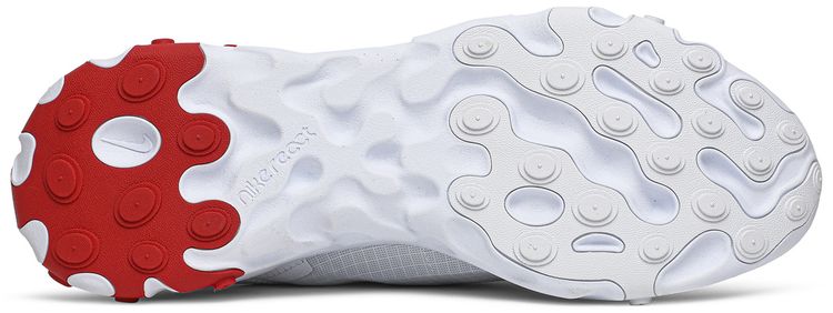 Nike React Element 55 White University Red