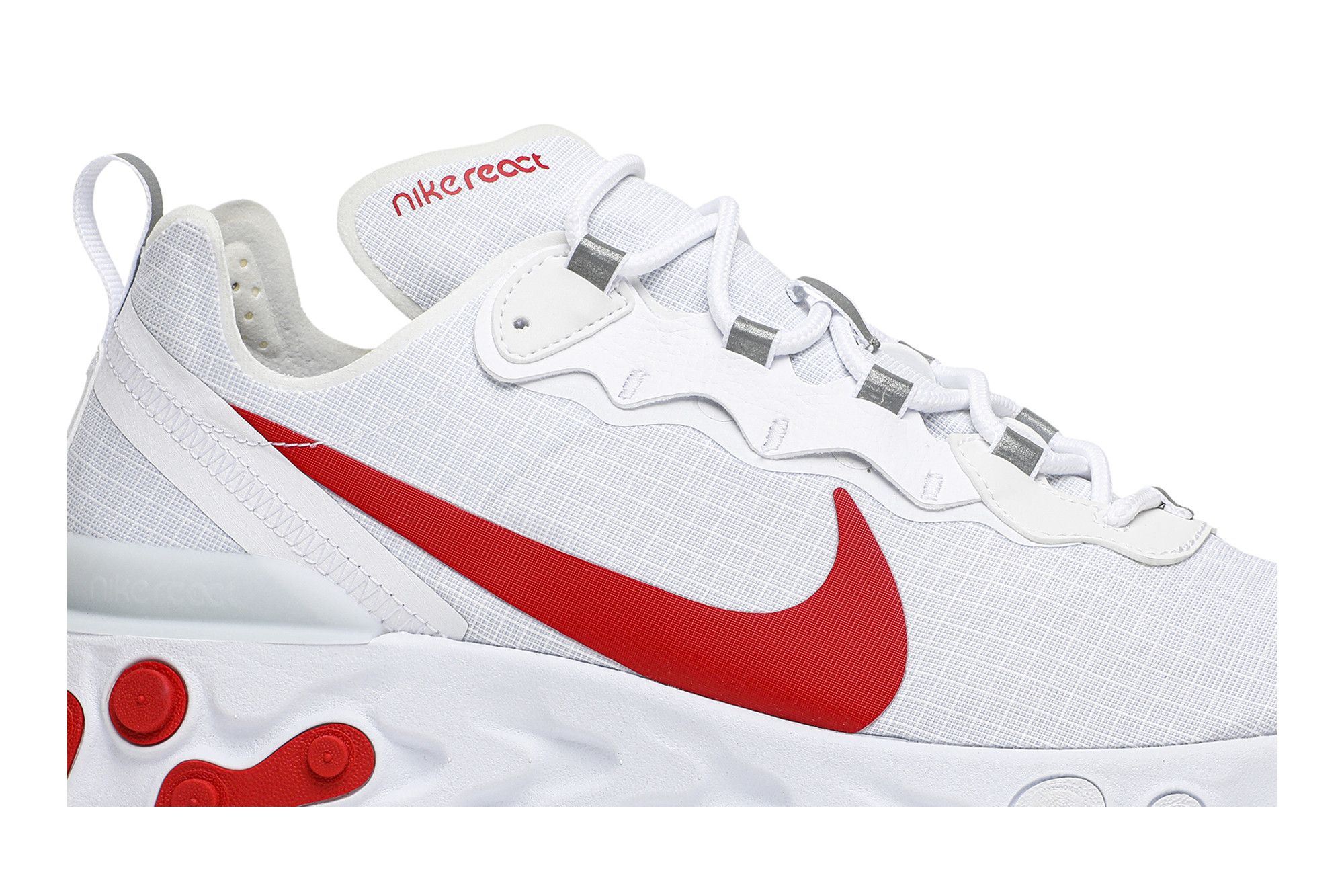 Nike react 55 white red 2025