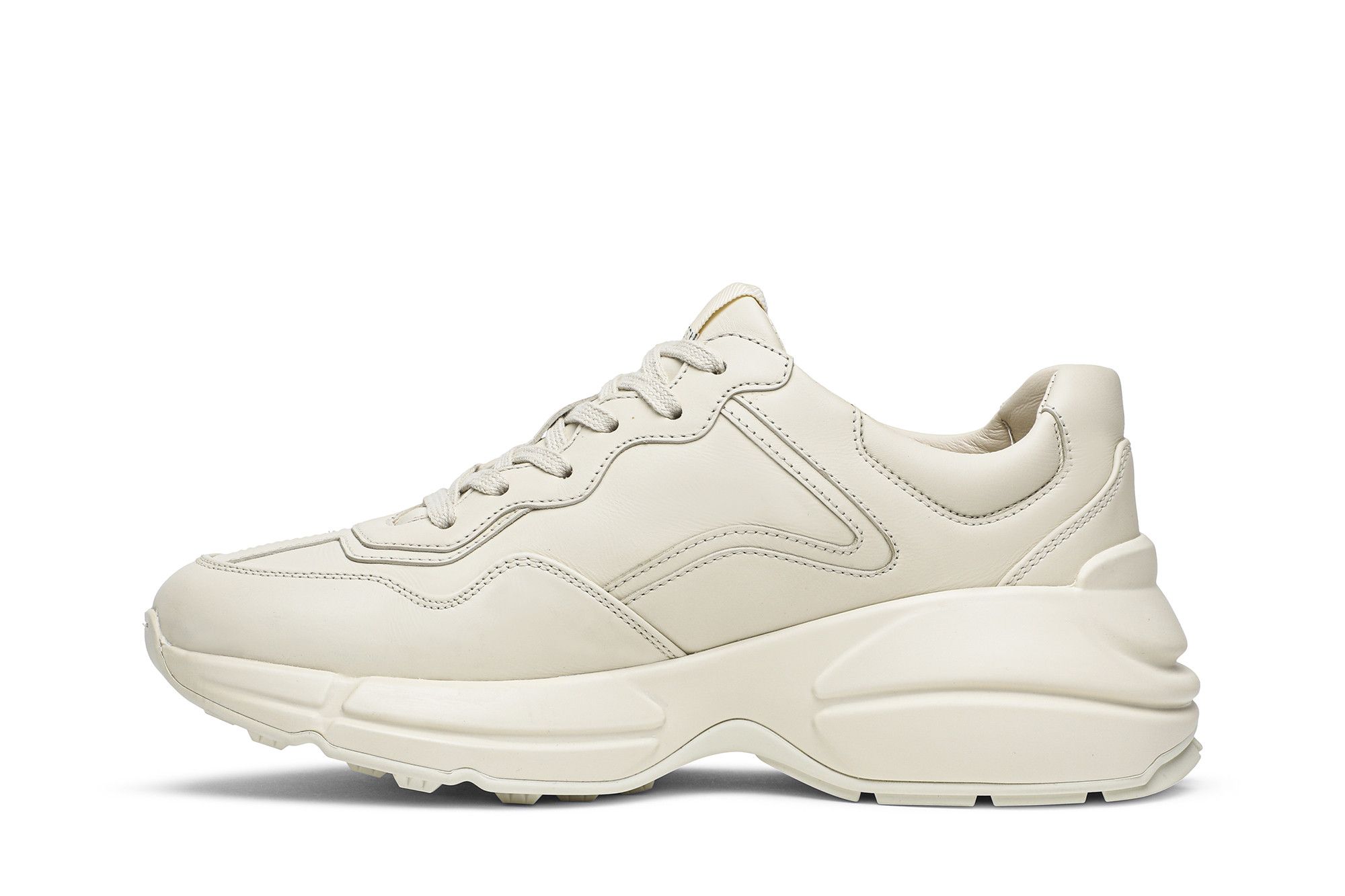 Gucci women's rhyton leather sneakers discount