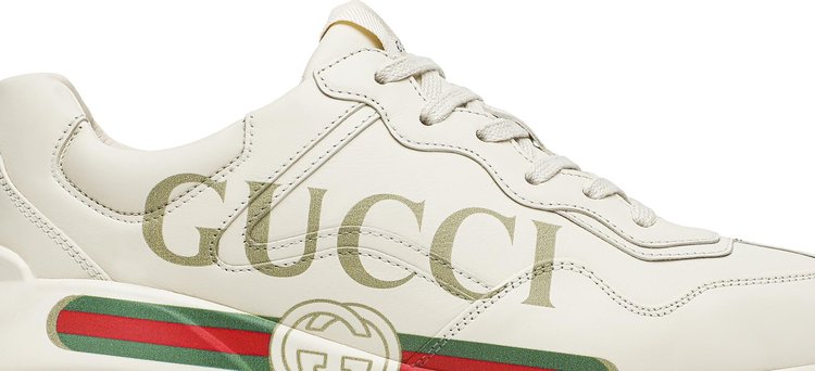 Gucci Wmns Rhyton Leather Sneaker Logo