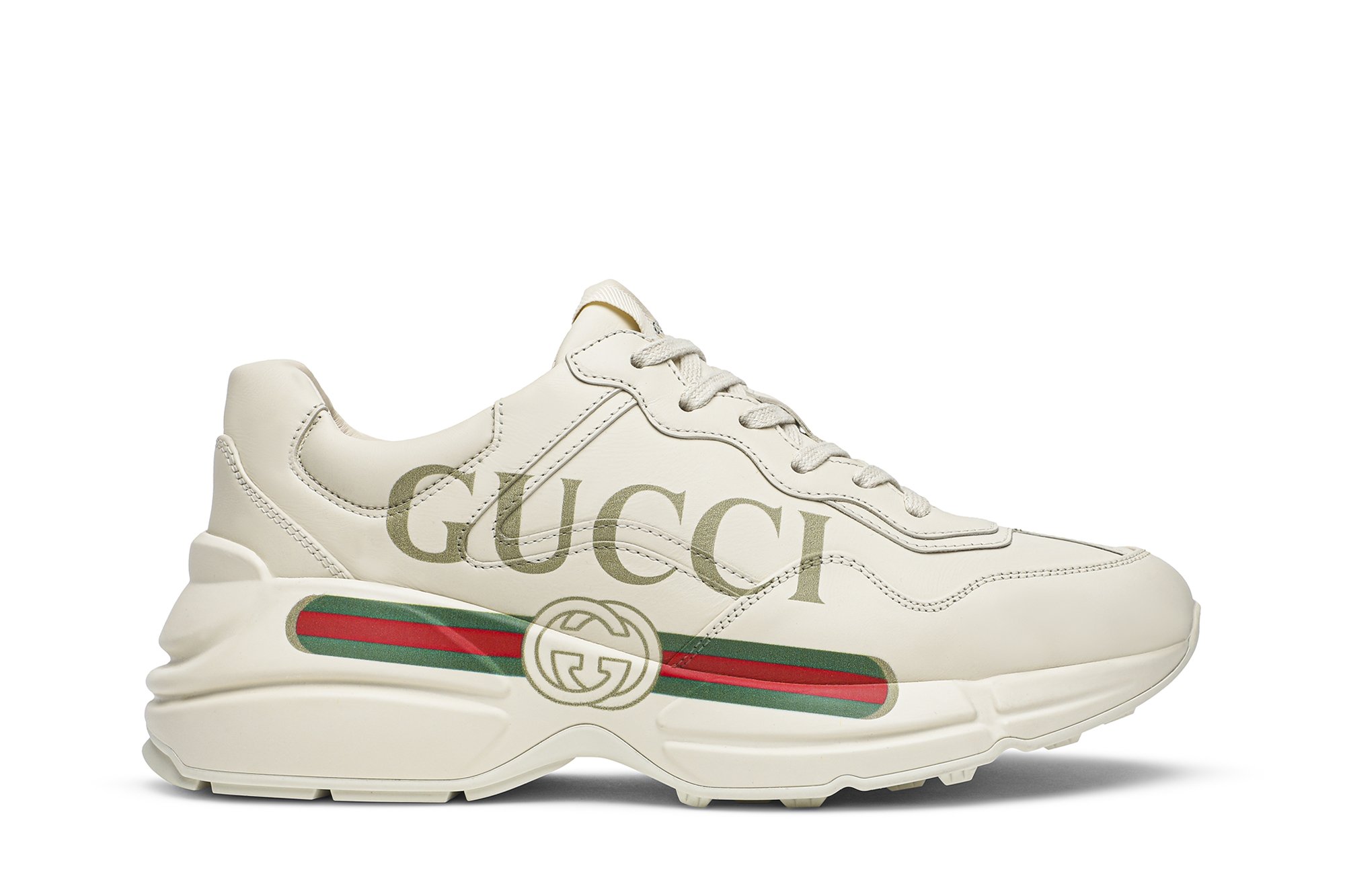 Buy Gucci Wmns Rhyton Leather Sneaker 'Logo' - 528892 DRW00 9522