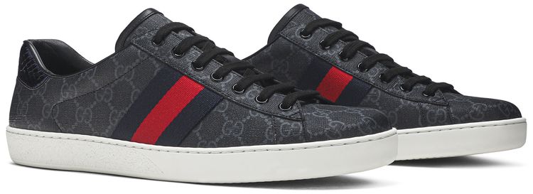 Gucci Ace GG Supreme Black Grey