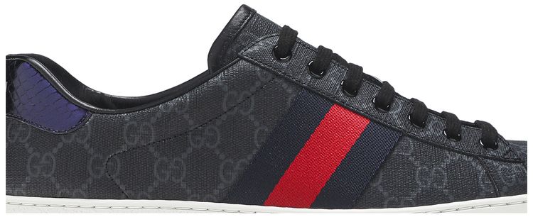 Gucci Ace GG Supreme Black Grey