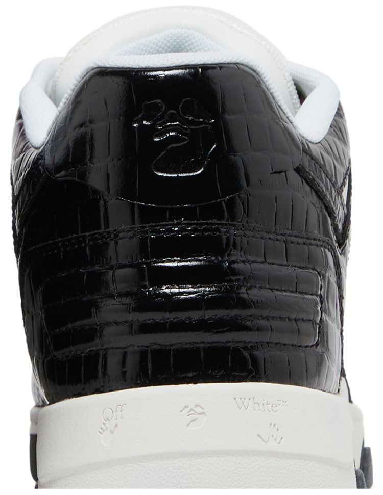 Off White Out of Office Croc   Black White 2022