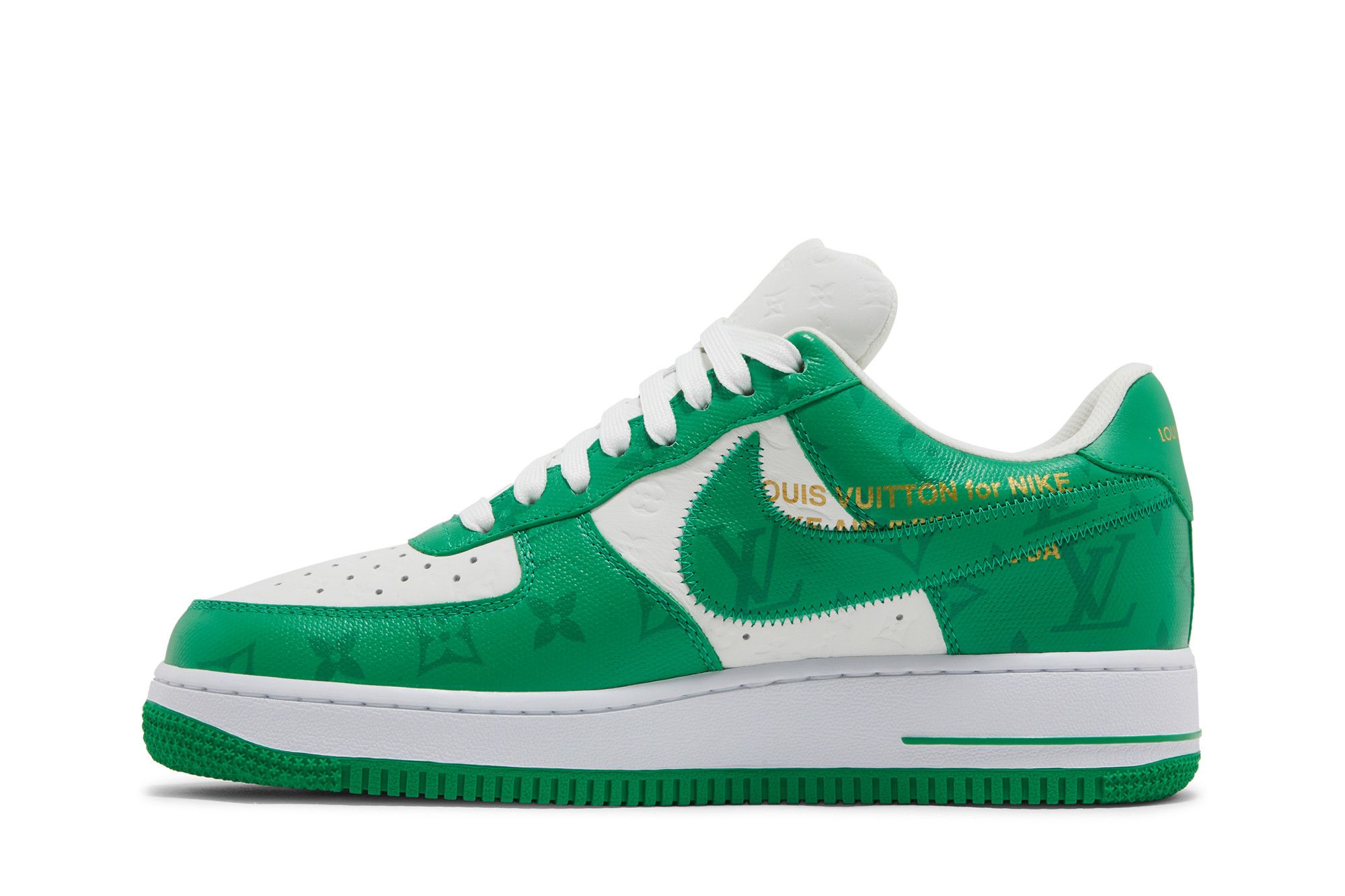 Buy Louis Vuitton x Nike Air Force 1 Low 'White Gym Green' - 1A9V