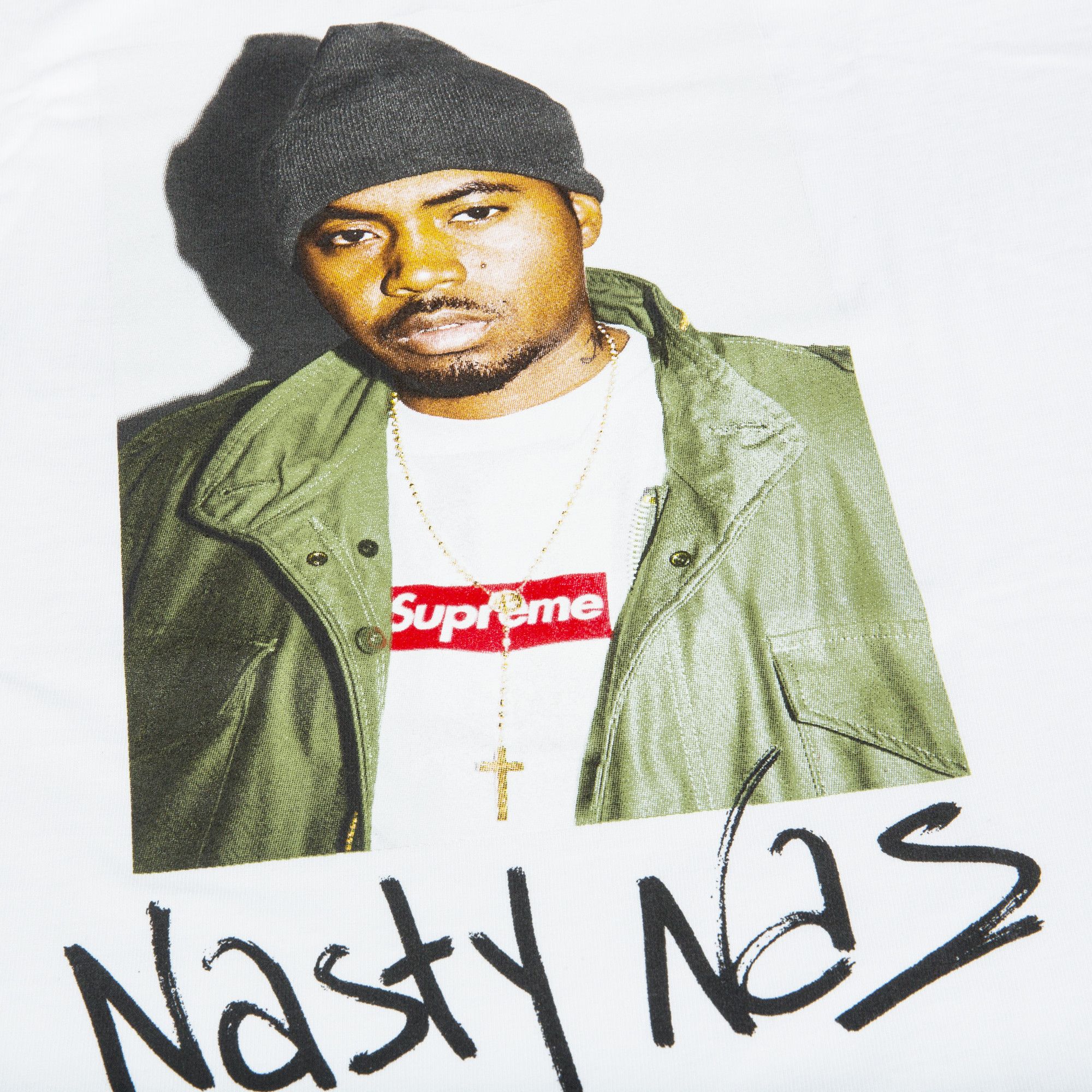 Buy Supreme Nas T-Shirt 'White' - FW17T15 WHITE | GOAT