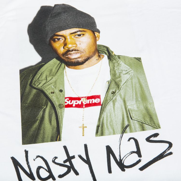 Supreme Nas T Shirt White