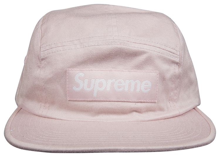 Supreme Washed Chino Twill Camp Cap Pink
