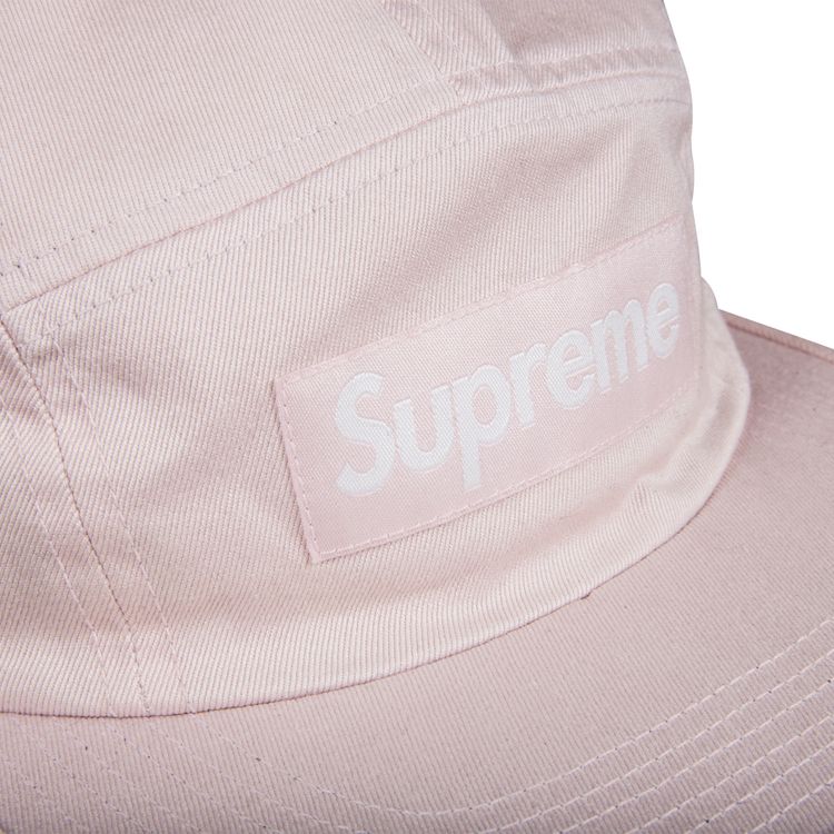 Supreme Washed Chino Twill Camp Cap Pink
