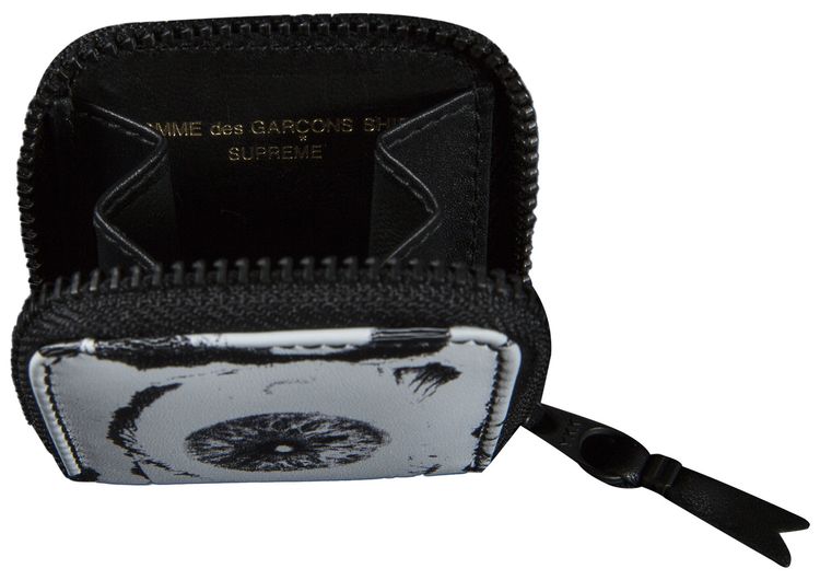 Supreme x Comme des Garcons SHIRT Eyes Coin Pouch White