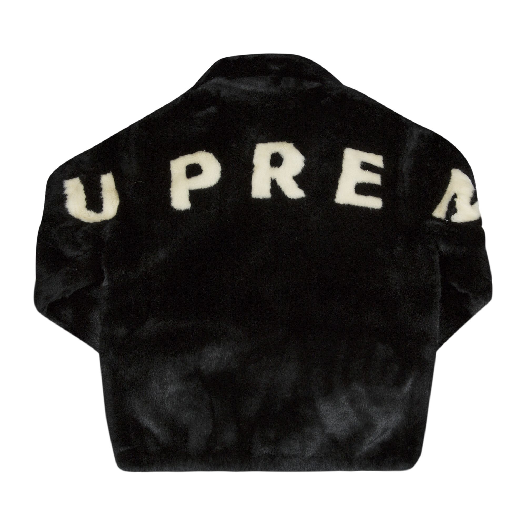 Buy Supreme Faux Fur Bomber Jacket 'Black' - SS17J22 BLACK | GOAT